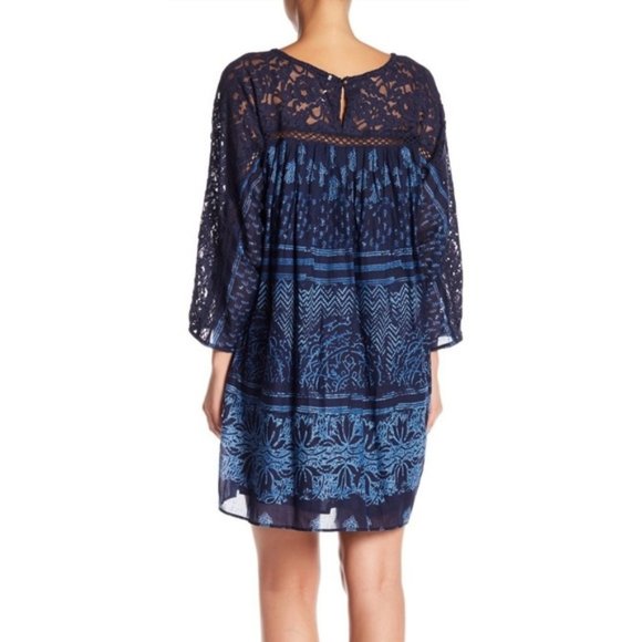 Free People Sun Daze Indigo Minidress Size S/M NWT - Picture 6 of 16